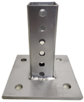 Post Base Plate - Galvanized