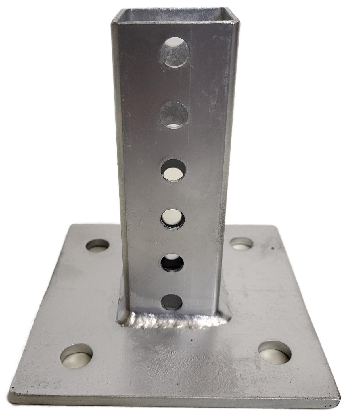 Post Base Plate - Galvanized